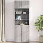 Voir la diapositive 3 : VIDAXL Armoire murale sonoma gris 80x42,5x40 cm bois d'ingenierie