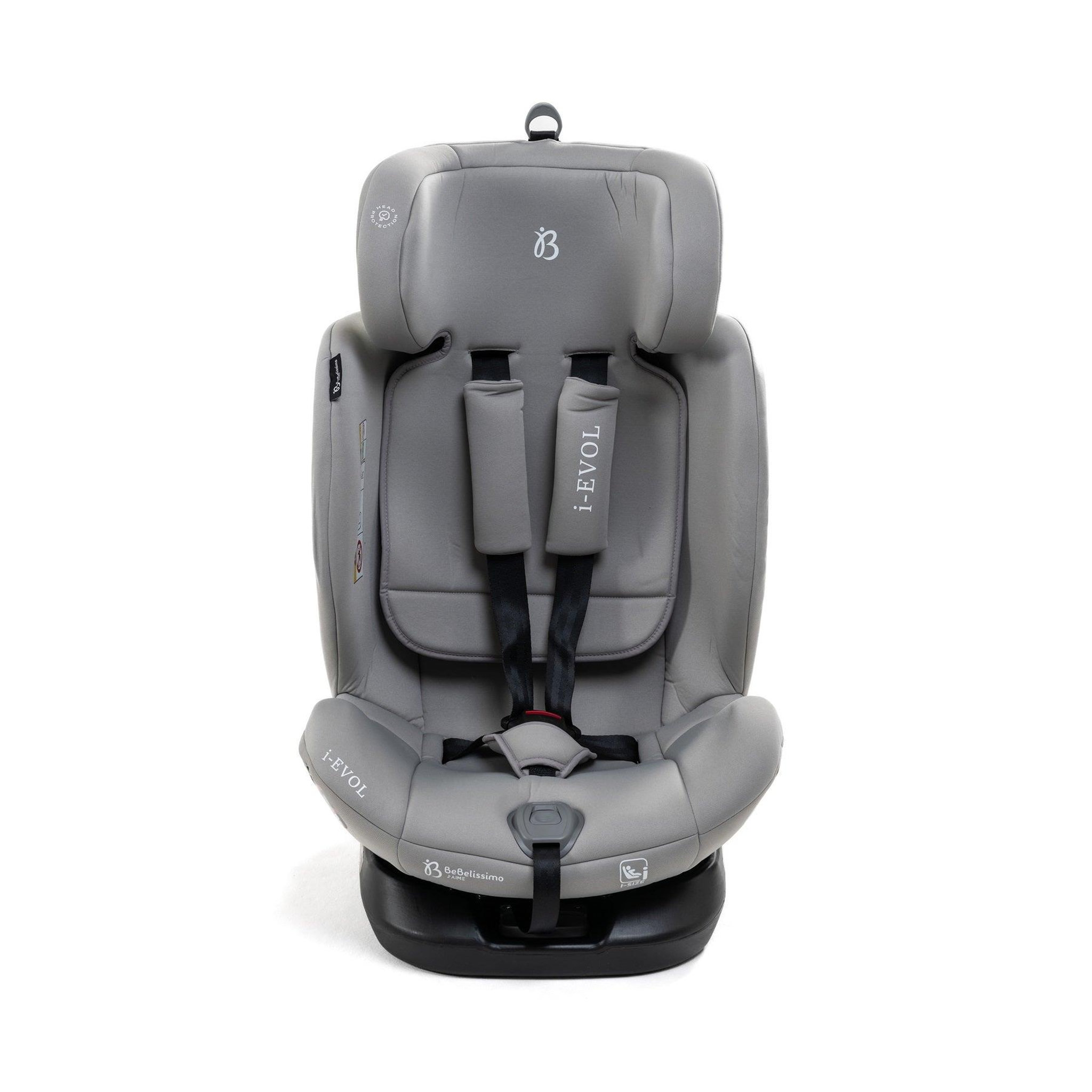 Voir la diapositive 4 : BEBELISSIMO Siège auto Isofix - pivontant 360 ° - 40-150 cm -  0-36kg- i- Evol - gris claire