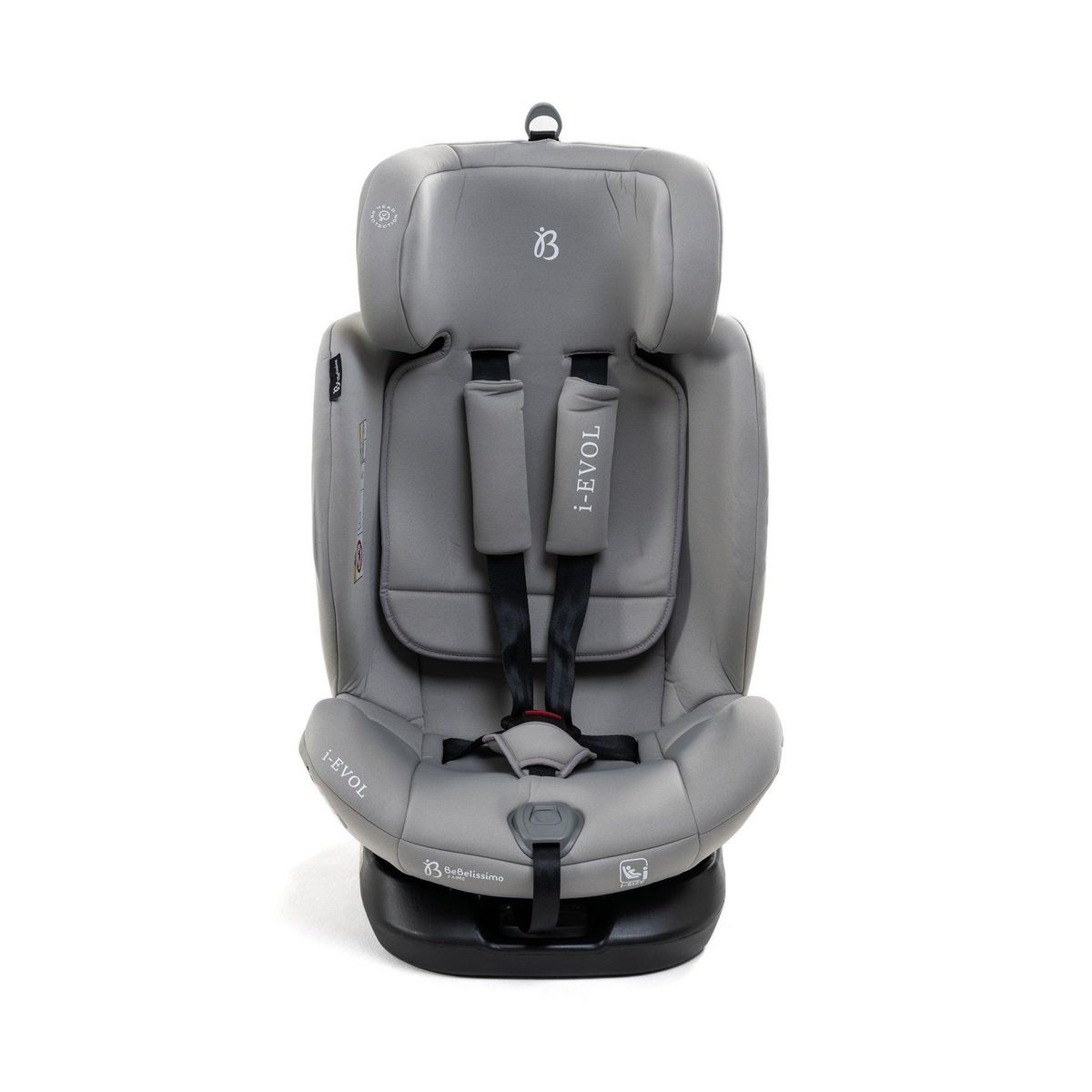 BEBELISSIMO Bebelissimo - Siège auto Isofix - pivontant 360 ° - 40-150 cm -  0-36kg- i- Evol - gris claire