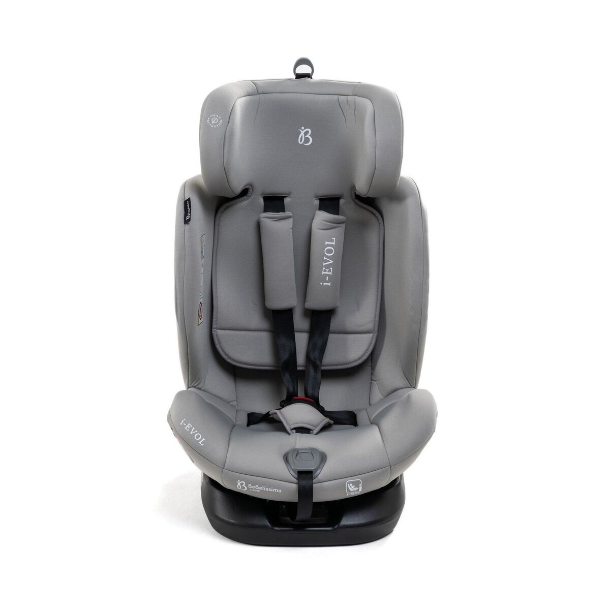 BEBELISSIMO Bebelissimo - Siège auto Isofix - pivontant 360 ° - 40-150 cm -  0-36kg- i- Evol - gris claire