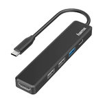 H3C Station d'accueil USB-C Hama 00200117 avec 5 ports, USB Power Delivery et HDMI