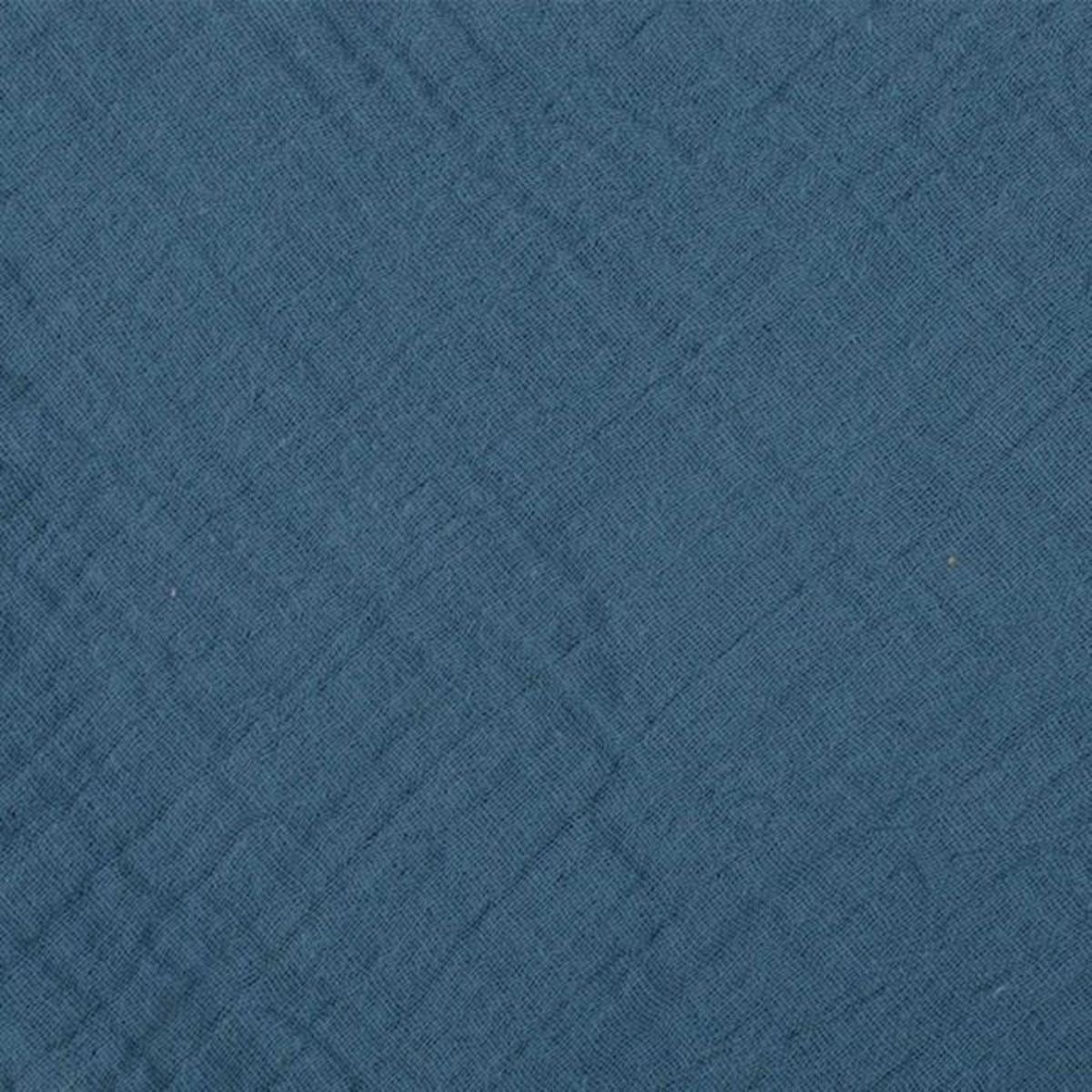 Paris Prix Drap Housse Bébé  Extensible  60x120cm Bleu Foncé