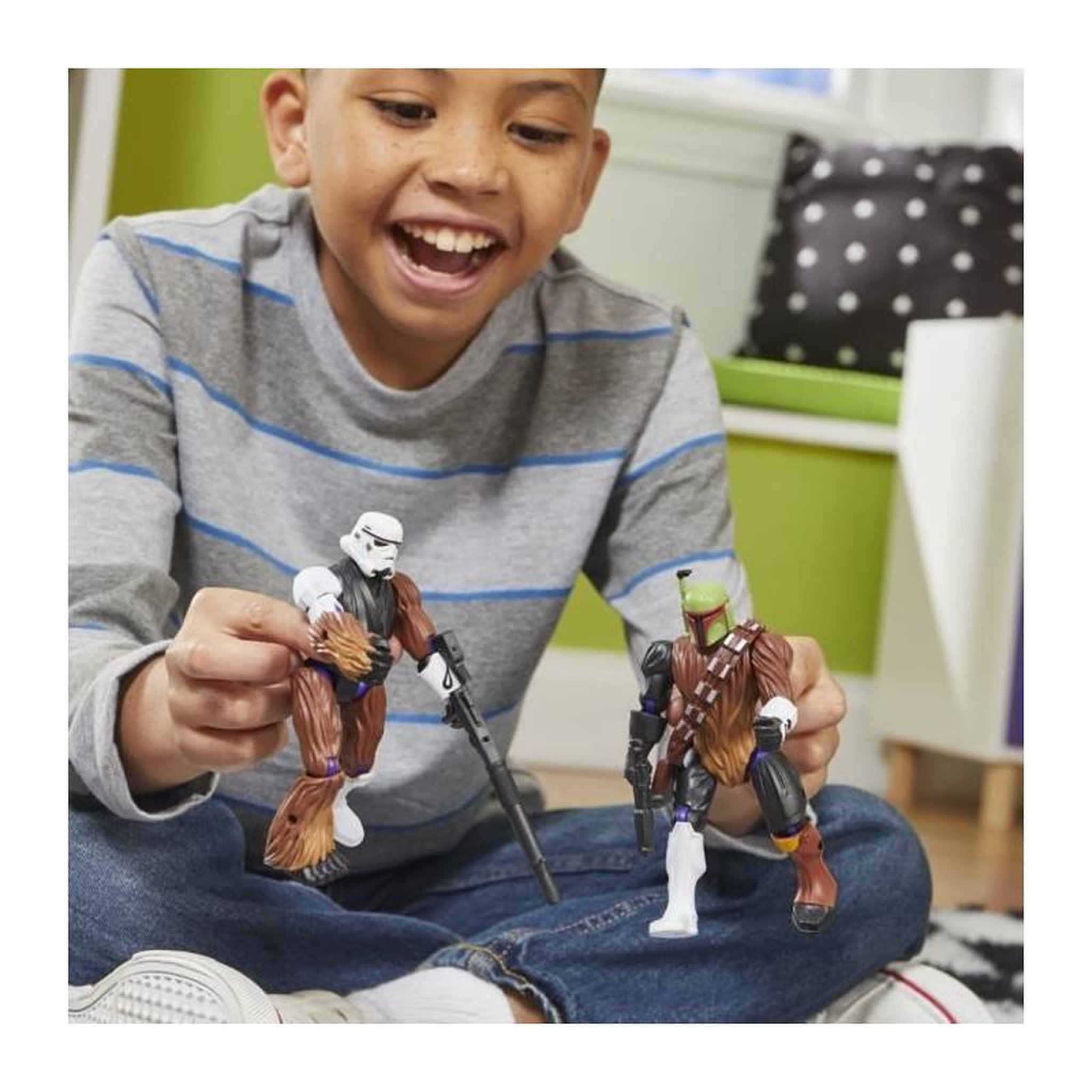 Voir la diapositive 5 : HASBRO Figurine Hasbro MixMashers Chewbacca personnalisable