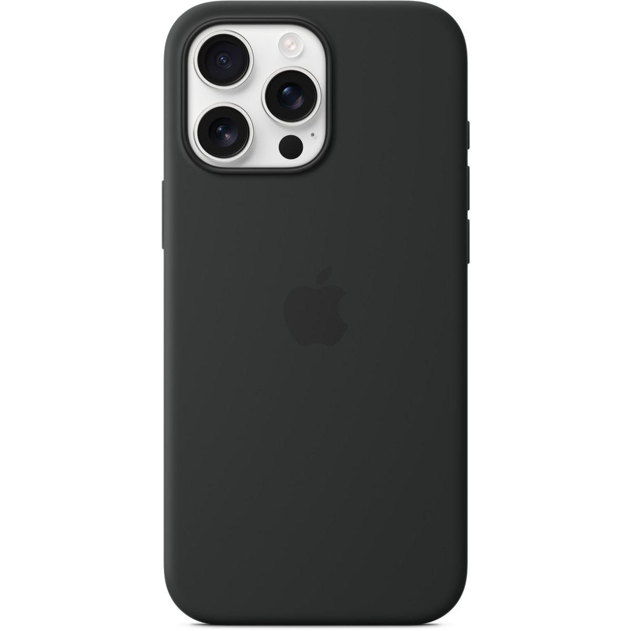 Voir la diapositive 3 : APPLE Coque iPhone 16 Pro Max Noir MagSafe silicone