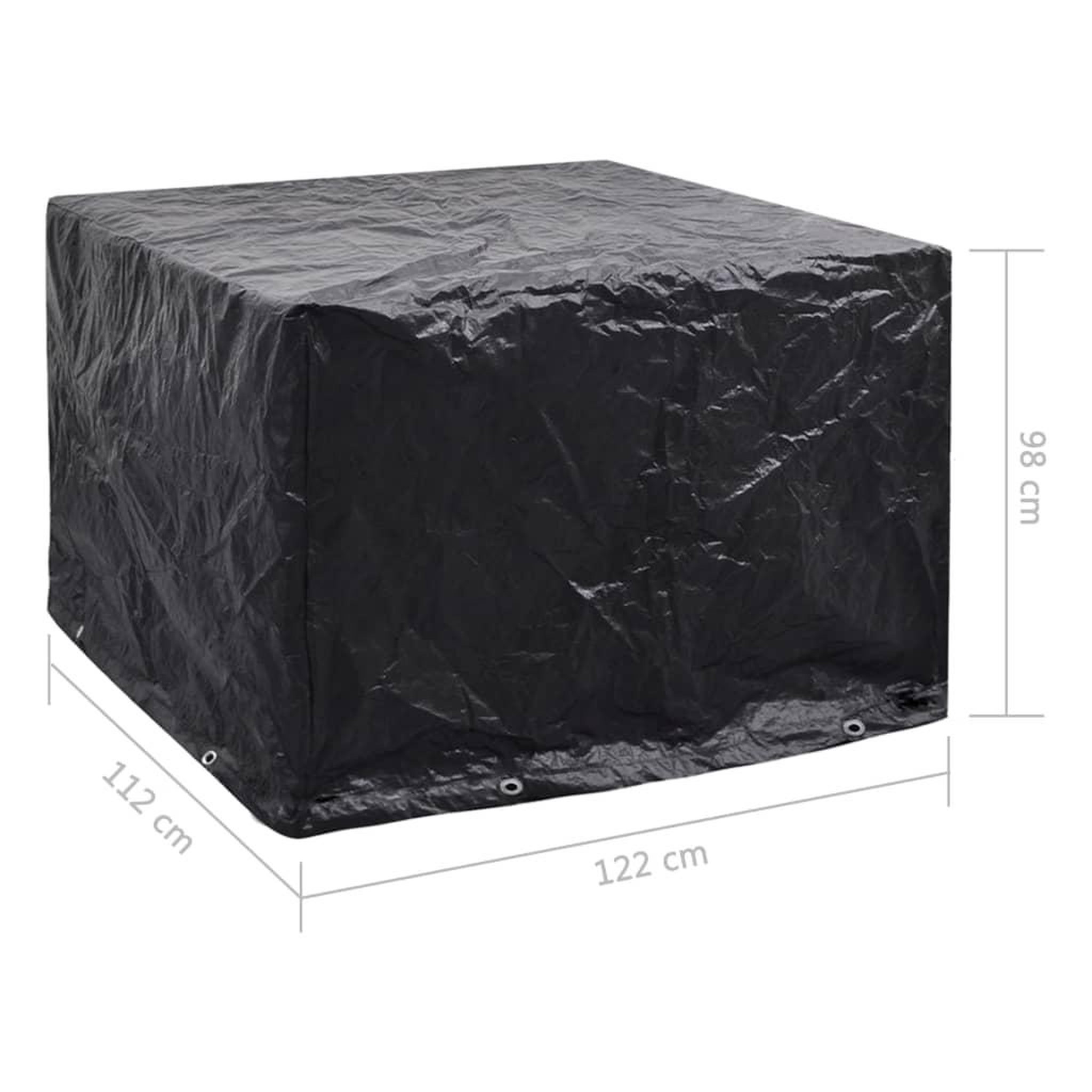 Voir la diapositive 6 : VIDAXL Housses de salon de jardin 2 pcs 8 œillets 122x112x98 cm