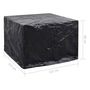Voir la diapositive 6 : VIDAXL Housses de salon de jardin 2 pcs 8 œillets 122x112x98 cm