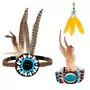 Boland Set Hippie delight - bandeau, boucles d'oreilles et bracelet
