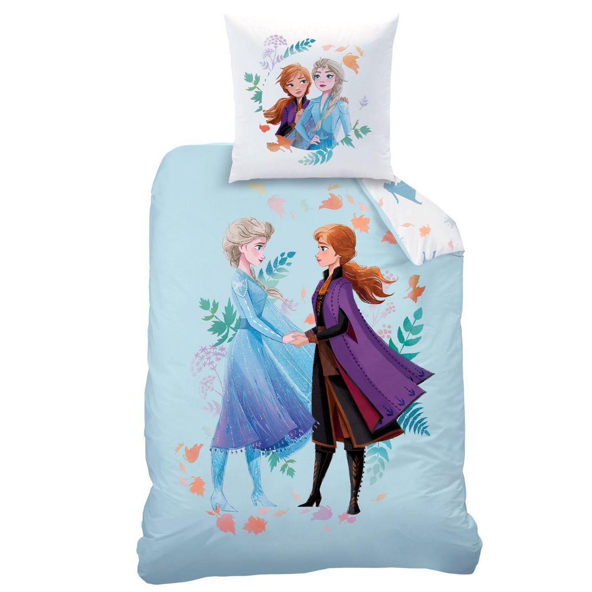 Frozen Parure housse de couette enfant en coton 57 fils FROZEN