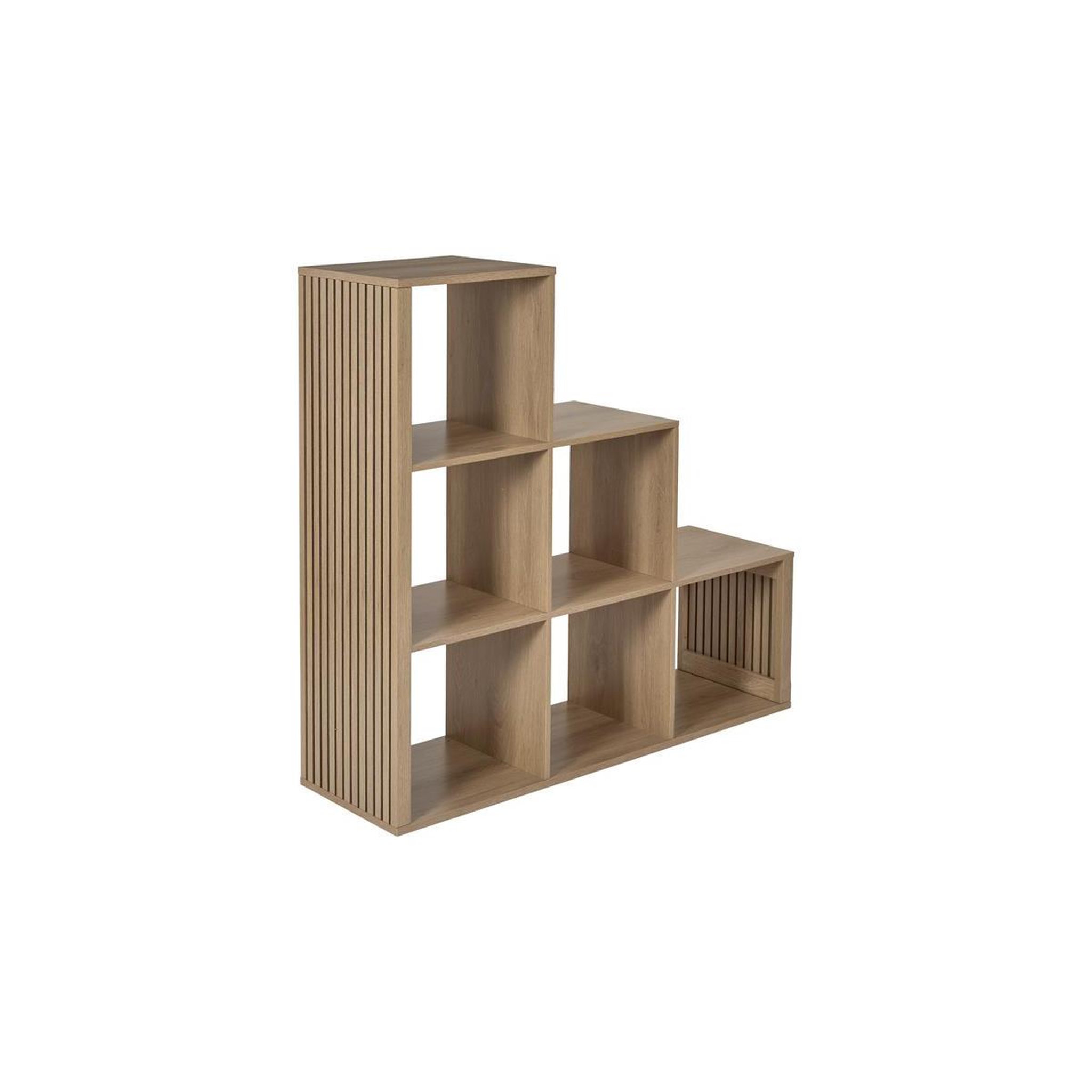 The Home Deco Factory Étagère escalier 6 cases  klaus  102cm marron