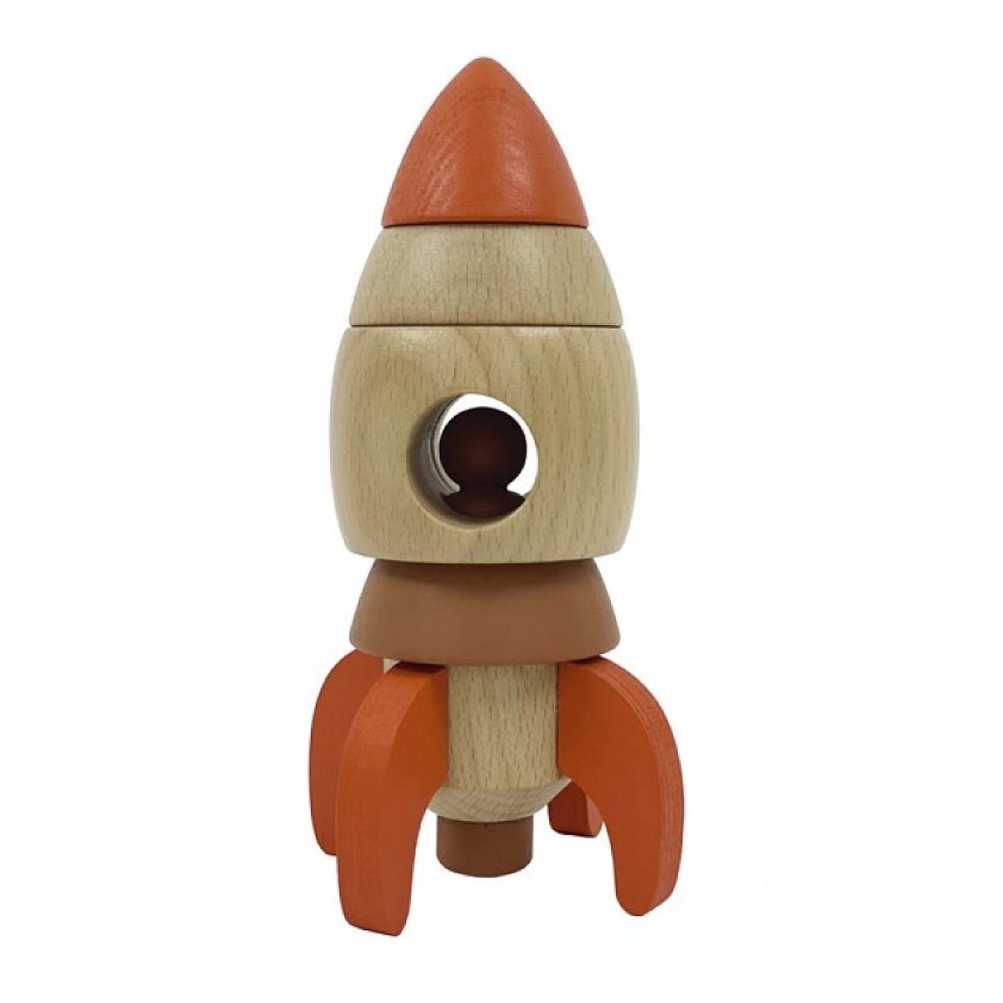 EGMONT TOYS Fusee a empiler en bois