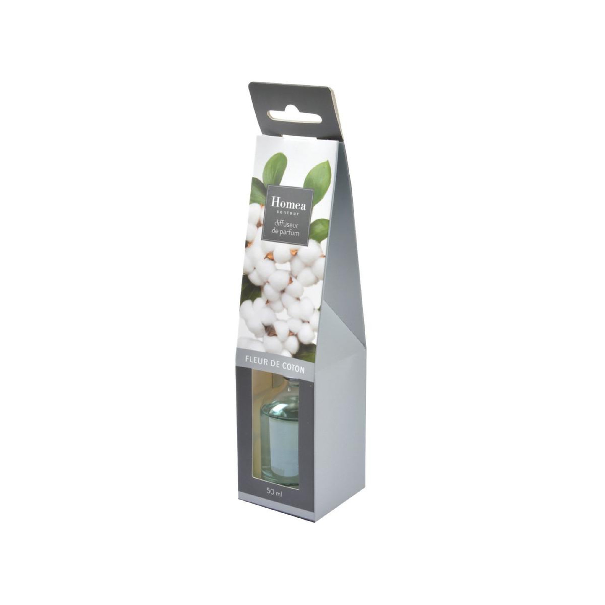 Voir la diapositive 3 : HOMEA Diffuseur de parfum  essentiel ii  50ml fleur de coton