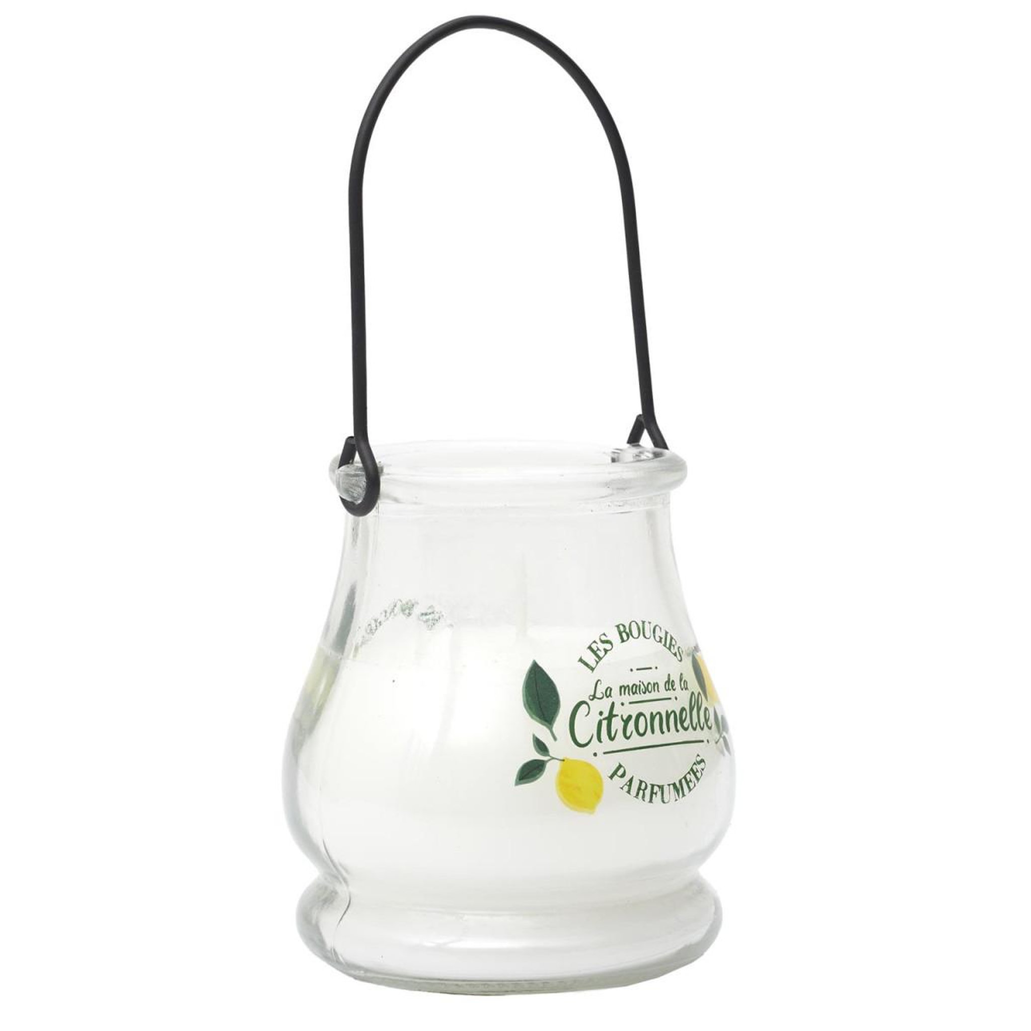 Voir la diapositive 2 : The Home Deco Factory Bougie Parfumée Antimoustique  Couleur  200g Citronnelle