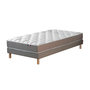 Voir la diapositive 4 : IDLITERIE Ensemble matelas mémoire de forme et mousse HR ZENITH avec sommier - confort français