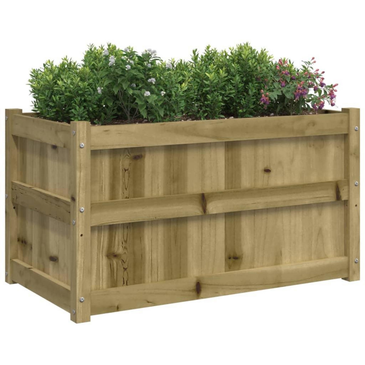VIDAXL Jardiniere d'exterieur 90x50x50 cm bois de pin impregne
