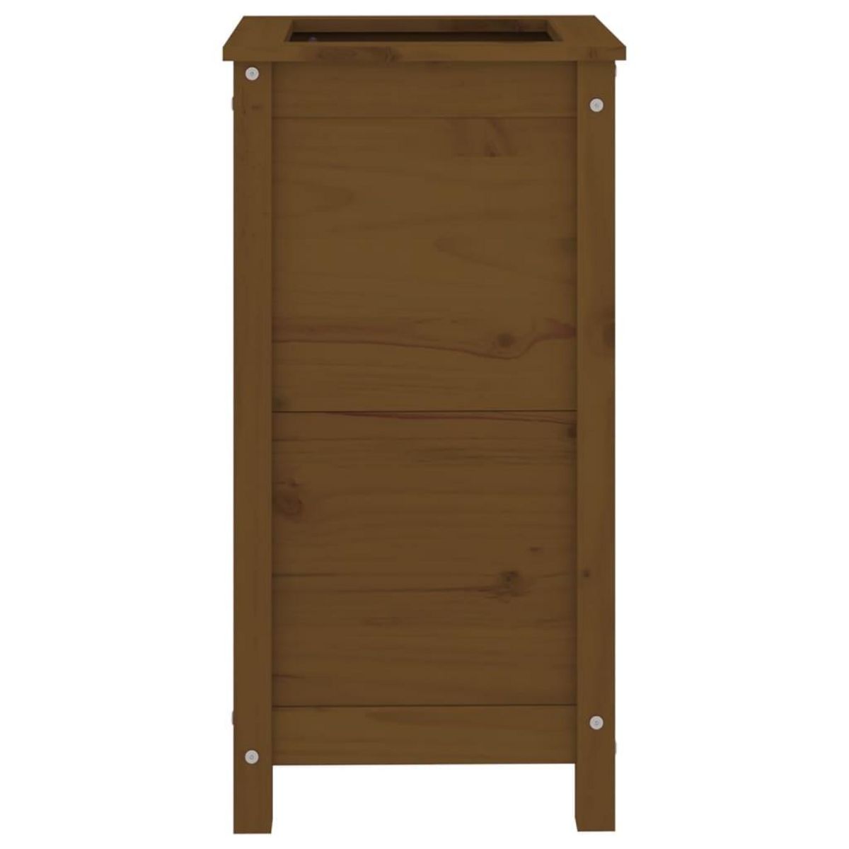 VIDAXL Jardiniere marron miel 40x40x78 cm bois massif de pin