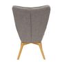 Voir la diapositive 3 : Paris Prix Fauteuil Design en Bois  Helsinki  99cm Gris