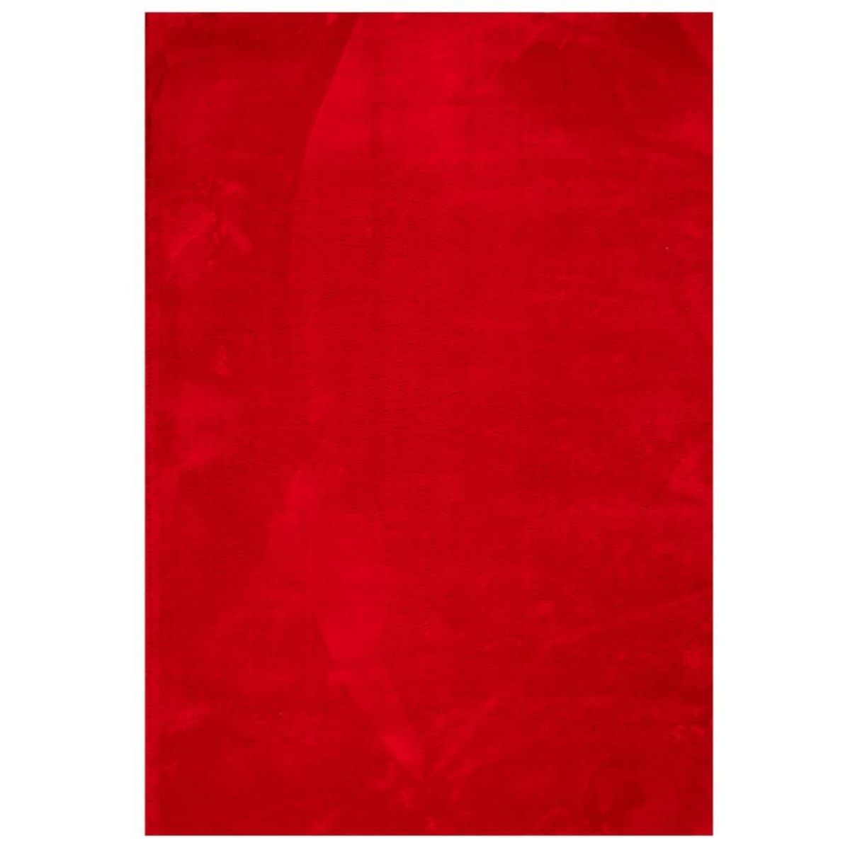 VIDAXL Tapis HUARTE a poils courts doux et lavable rouge 140x200 cm