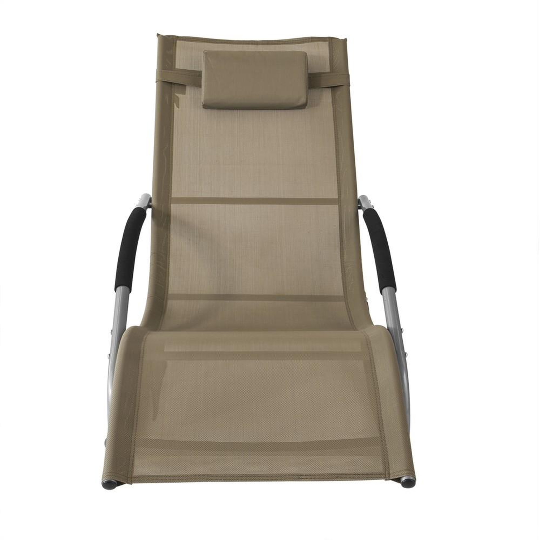 SOBUY SoBuy - Fauteuil À Bascule De Jardin pliable - Moderne - OGS28. Coloris disponibles : Bleu, Noir, Rouge