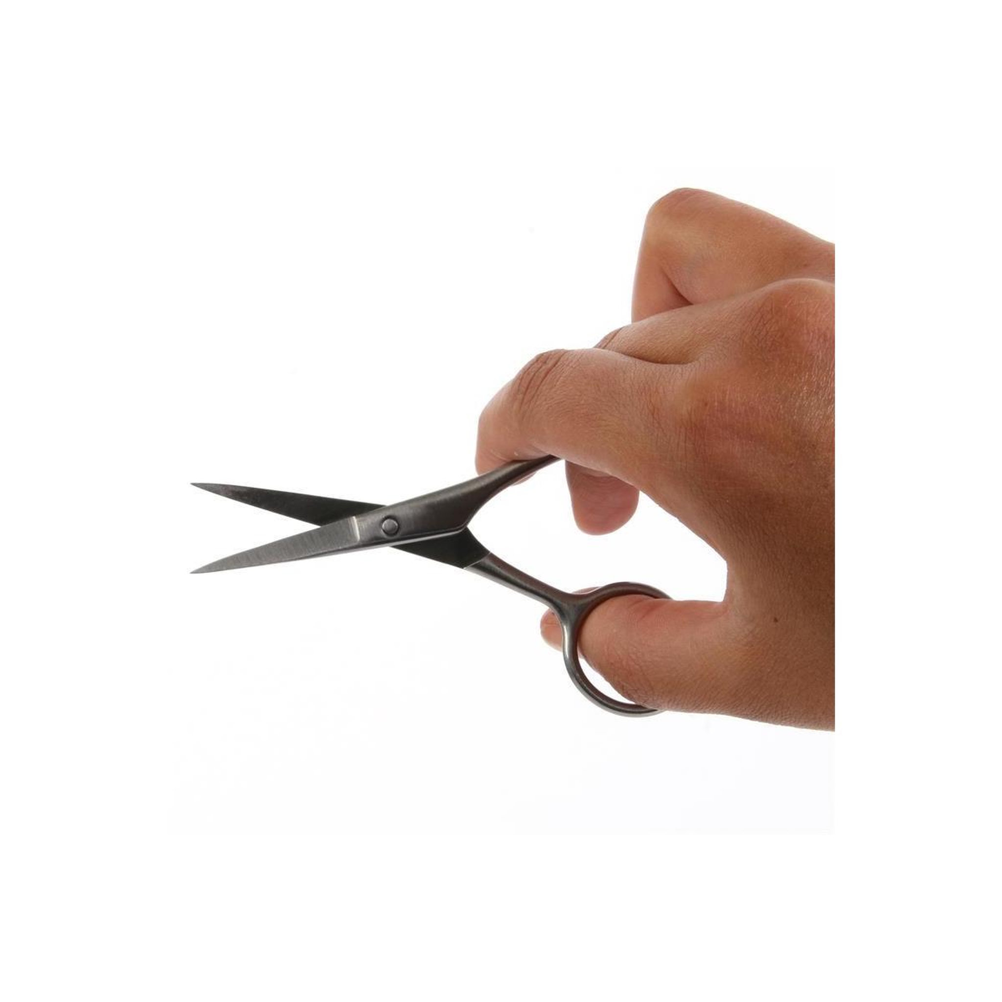 Voir la diapositive 2 : Cosmetic Club Ciseaux de précision  moustache  10cm argent