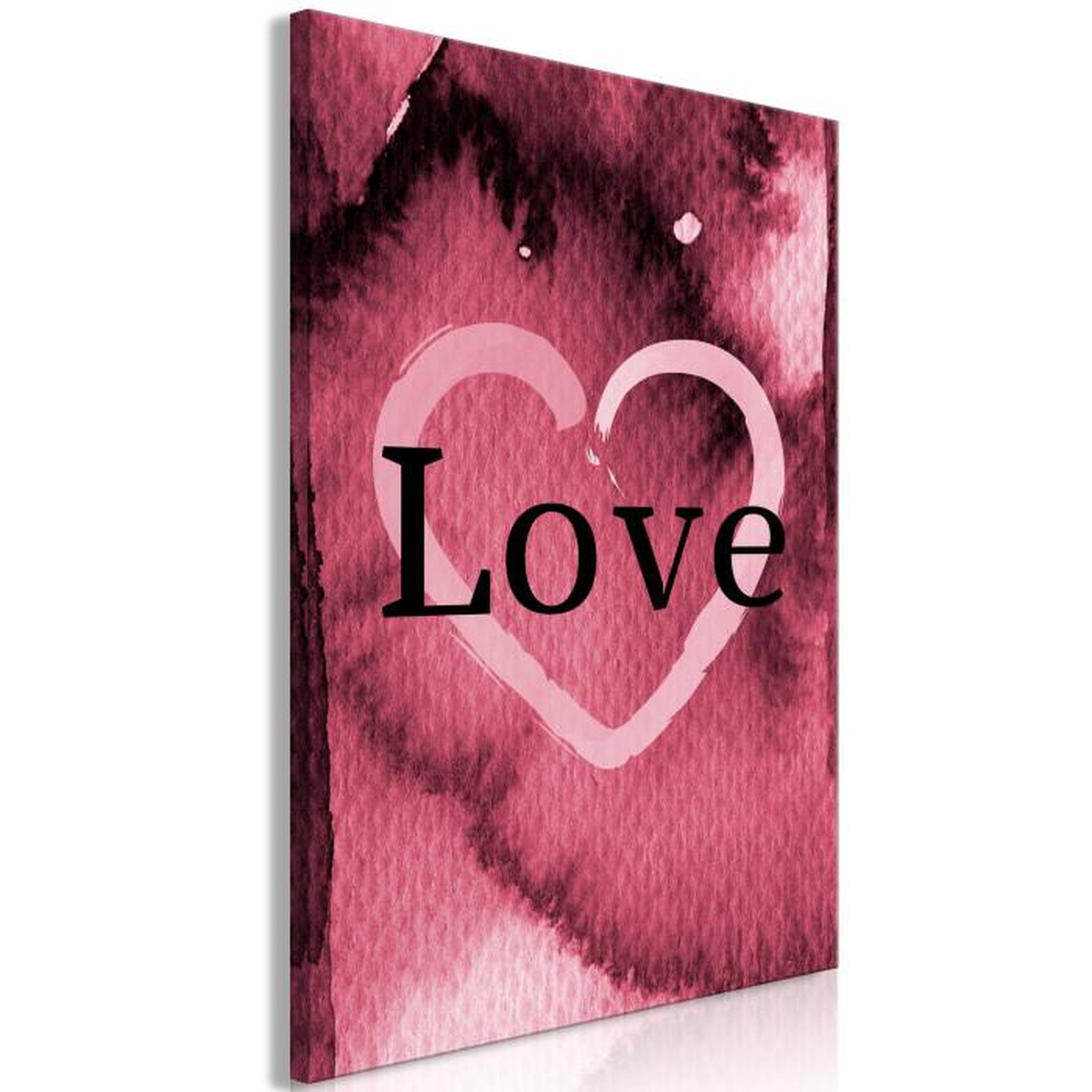 Paris Prix Tableau Imprimé  Burgundy Love. Coloris disponibles : Multicolore