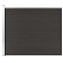 Voir la diapositive 3 : VIDAXL Panneau de cloture WPC 175x146 cm Noir