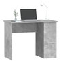 Voir la diapositive 3 : VIDAXL Bureau Gris beton 100x55x75 cm Bois d'ingenierie