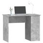 Voir la diapositive 3 : VIDAXL Bureau Gris beton 100x55x75 cm Bois d'ingenierie