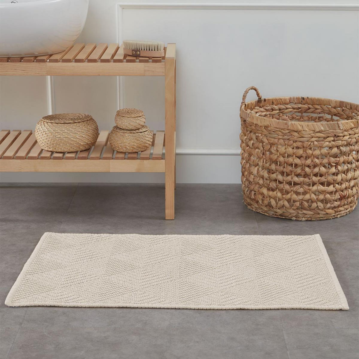 Sensei Maison Tapis en coton antidérapant 1350 g/m² PUNTO DESIGN