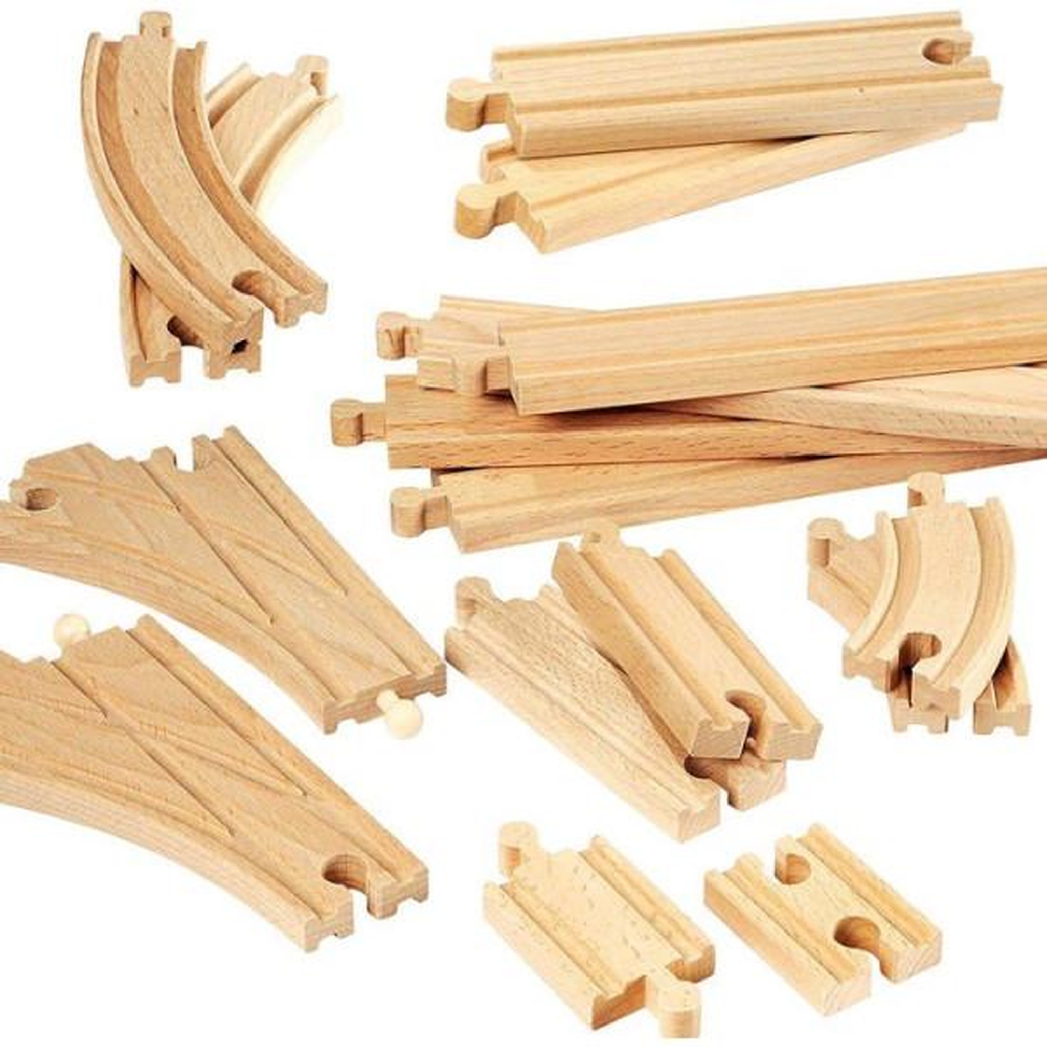 Voir la diapositive 2 : Brio Coffret evolution intermédiaire 16 rails - brio - 33402 - circuit de train en bois pour enfant des 3 ans