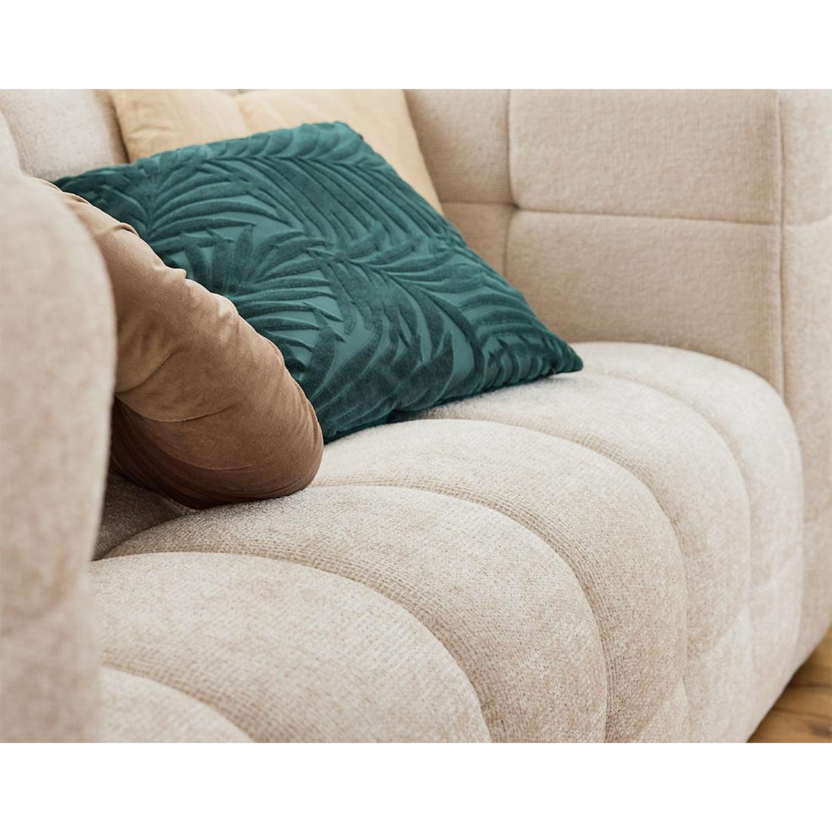 LISA DESIGN Suzano - canapé 3 places - en tissu texturé