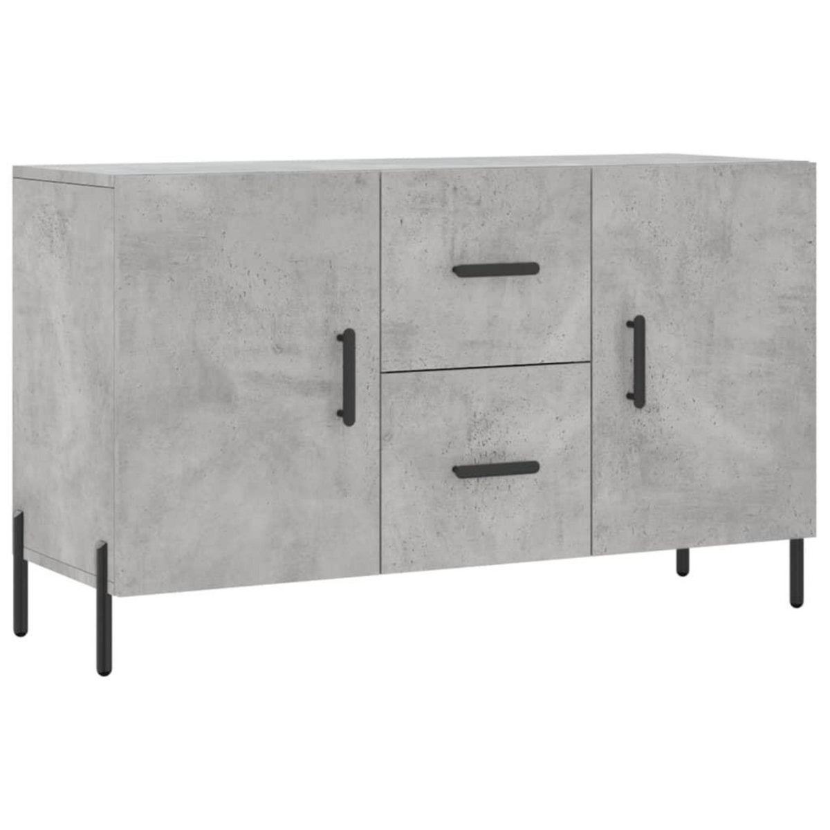 VIDAXL Buffet gris beton 100x36x60 cm bois d'ingenierie