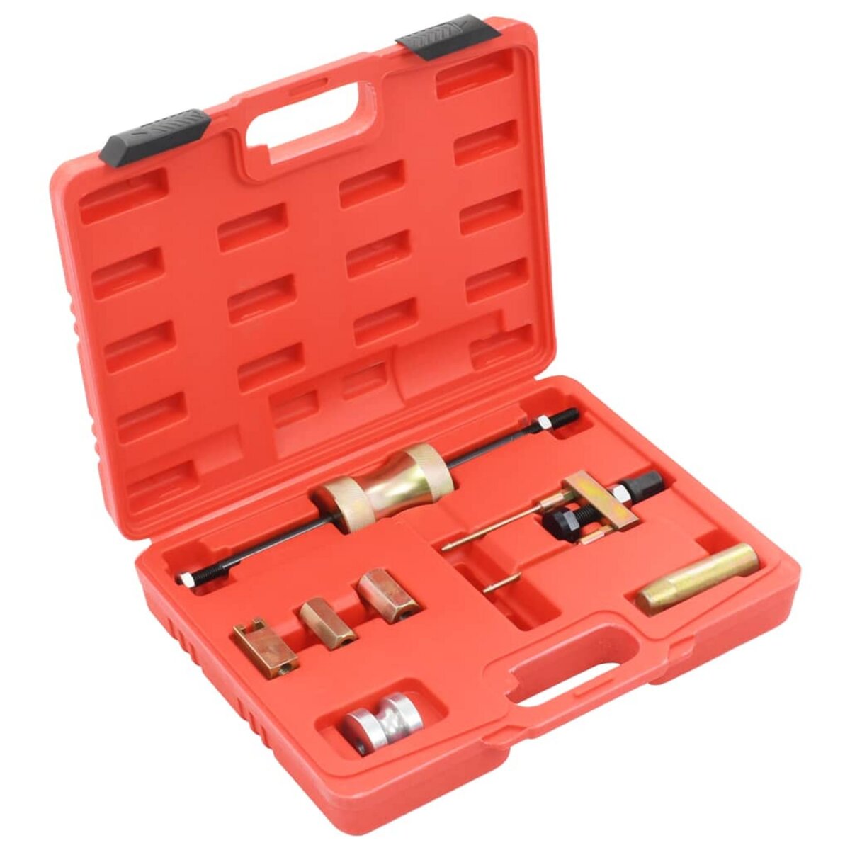 VIDAXL Kit d'outils d'extraction d'injecteur laser Acier au carbone