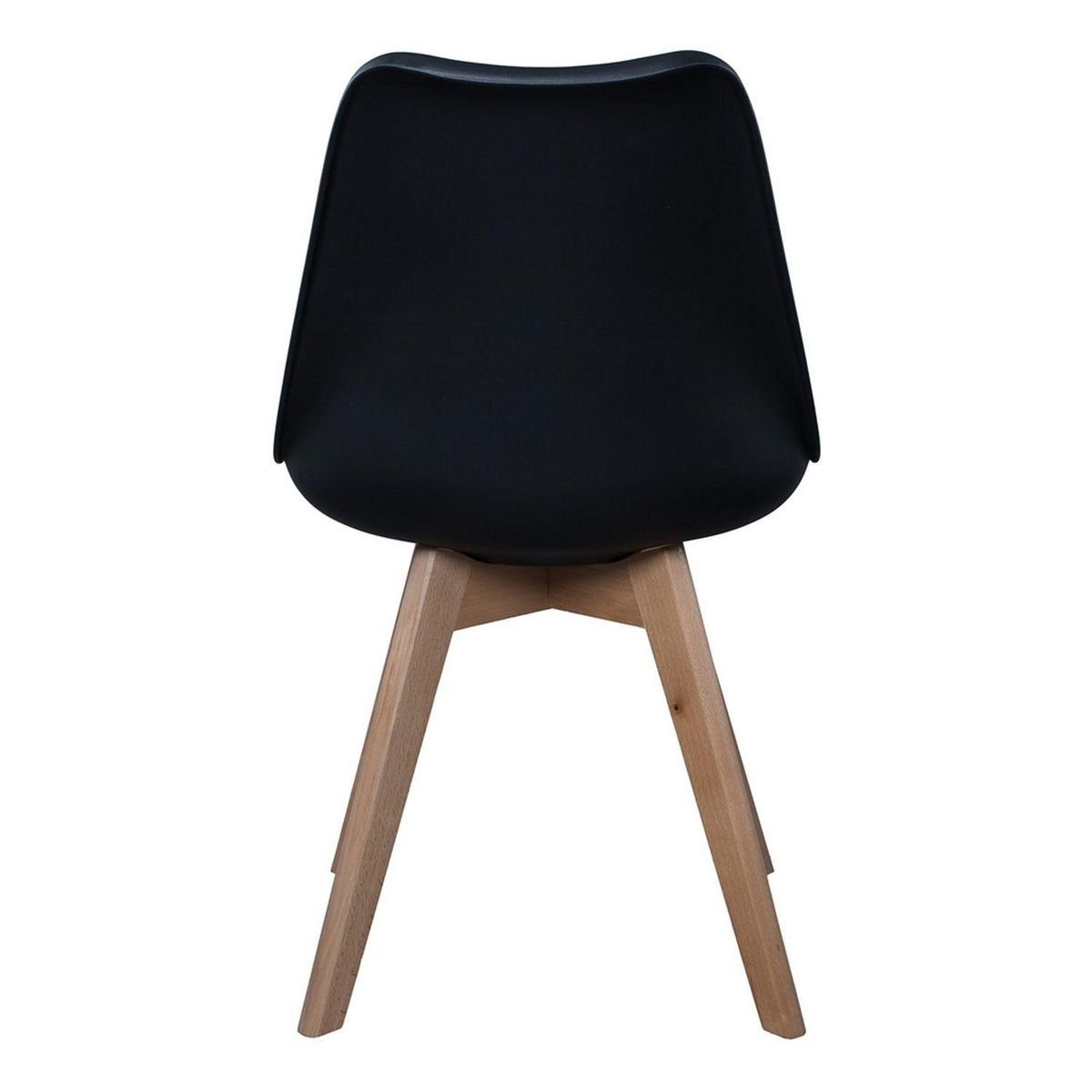 The Home Deco Factory 2 Chaises design scandinaves rembourrées Cocooning