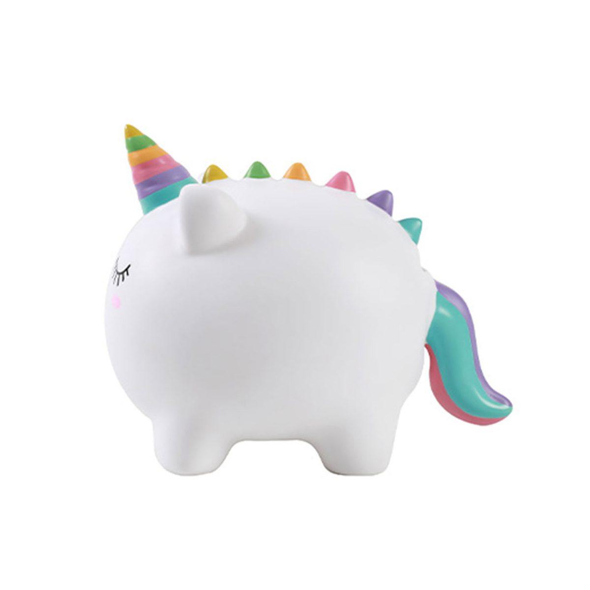 Voir la diapositive 2 : ITOTAL Tirelire plastique licorne