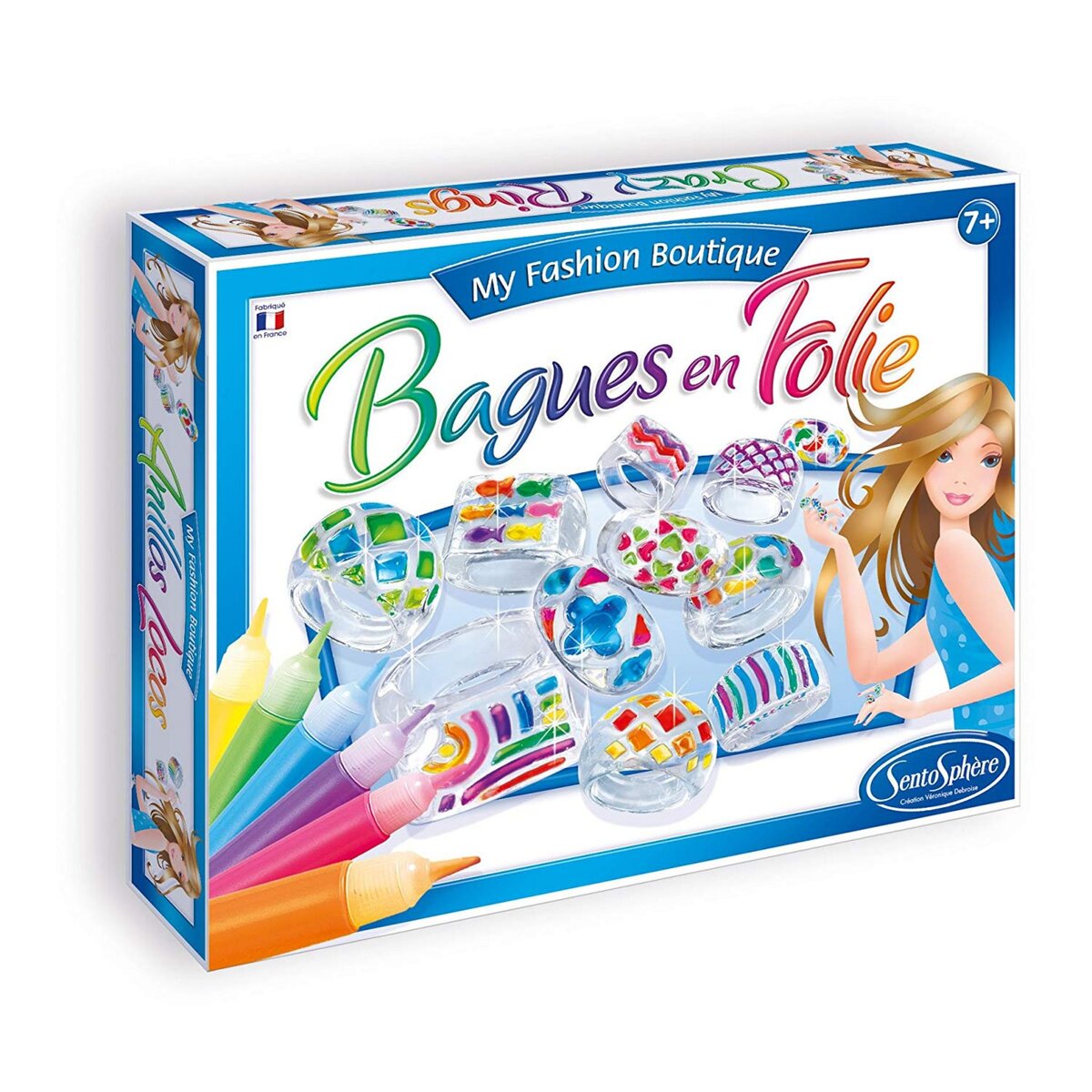 Sentosphère Coffret créatif - Bagues en folie