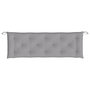 Voir la diapositive 4 : VIDAXL Coussin de banc de jardin gris 150x50x7 cm tissu oxford