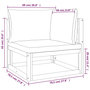 Voir la diapositive 6 : VIDAXL Salon de jardin 7 pcs avec coussins vert bois massif