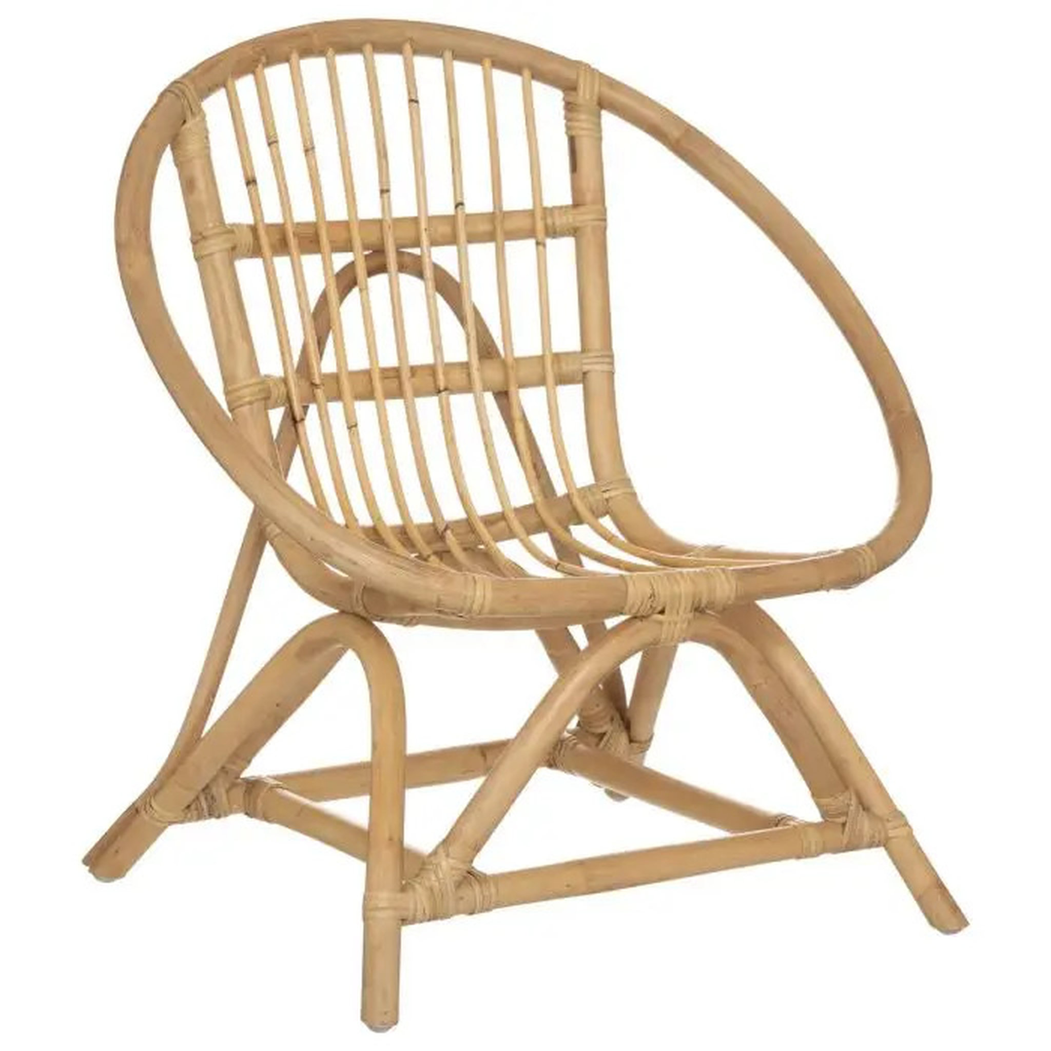 Fauteuil enfant rotin naturel RAINBOW