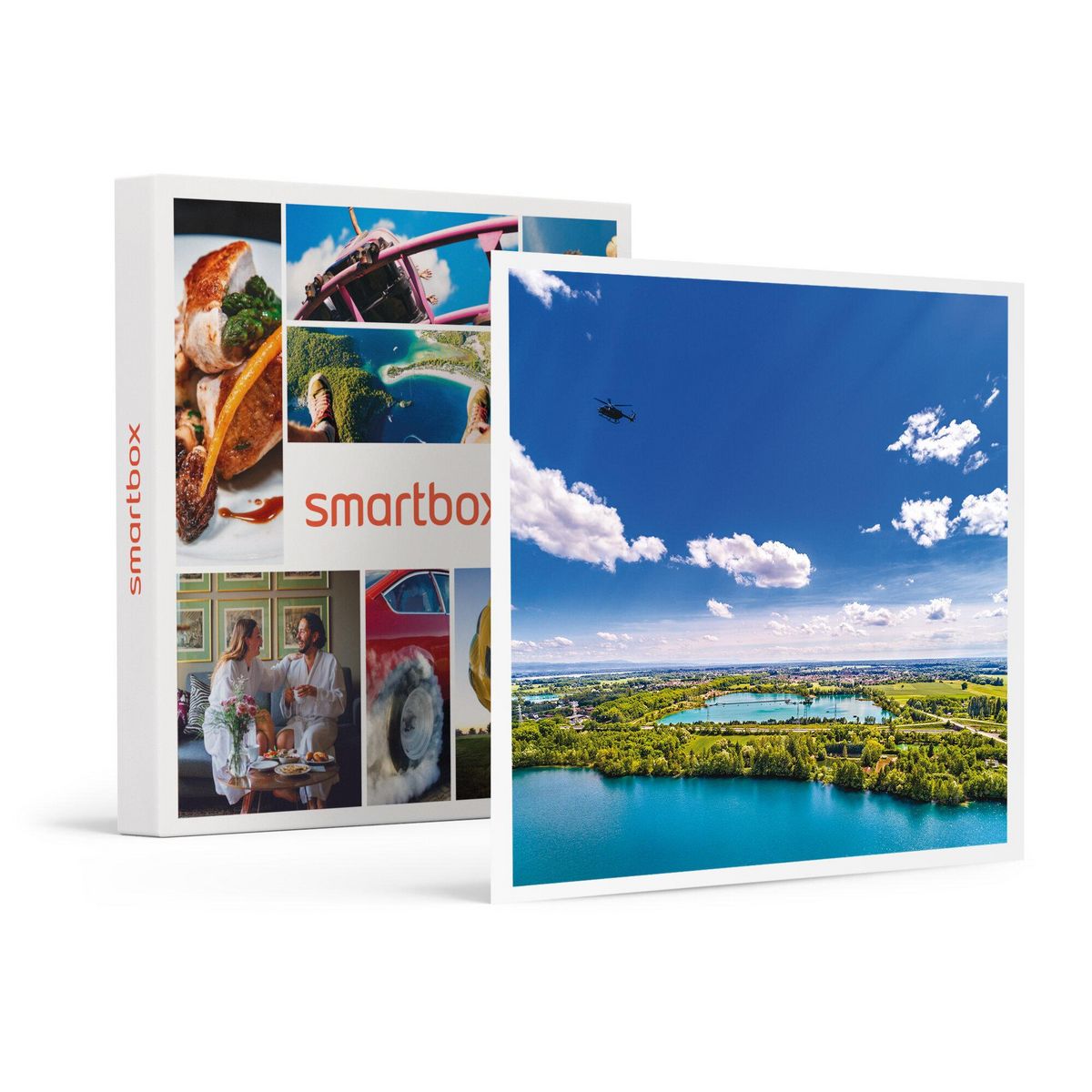 Smartbox Vol en hélicoptère de 30 min pour 2 au-dessus de Strasbourg et ses environs - Coffret Cadeau Sport & Aventure