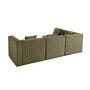 Voir la diapositive 4 : LISA DESIGN Nova - canapé modulable d'angle gauche - 5 places - en velours