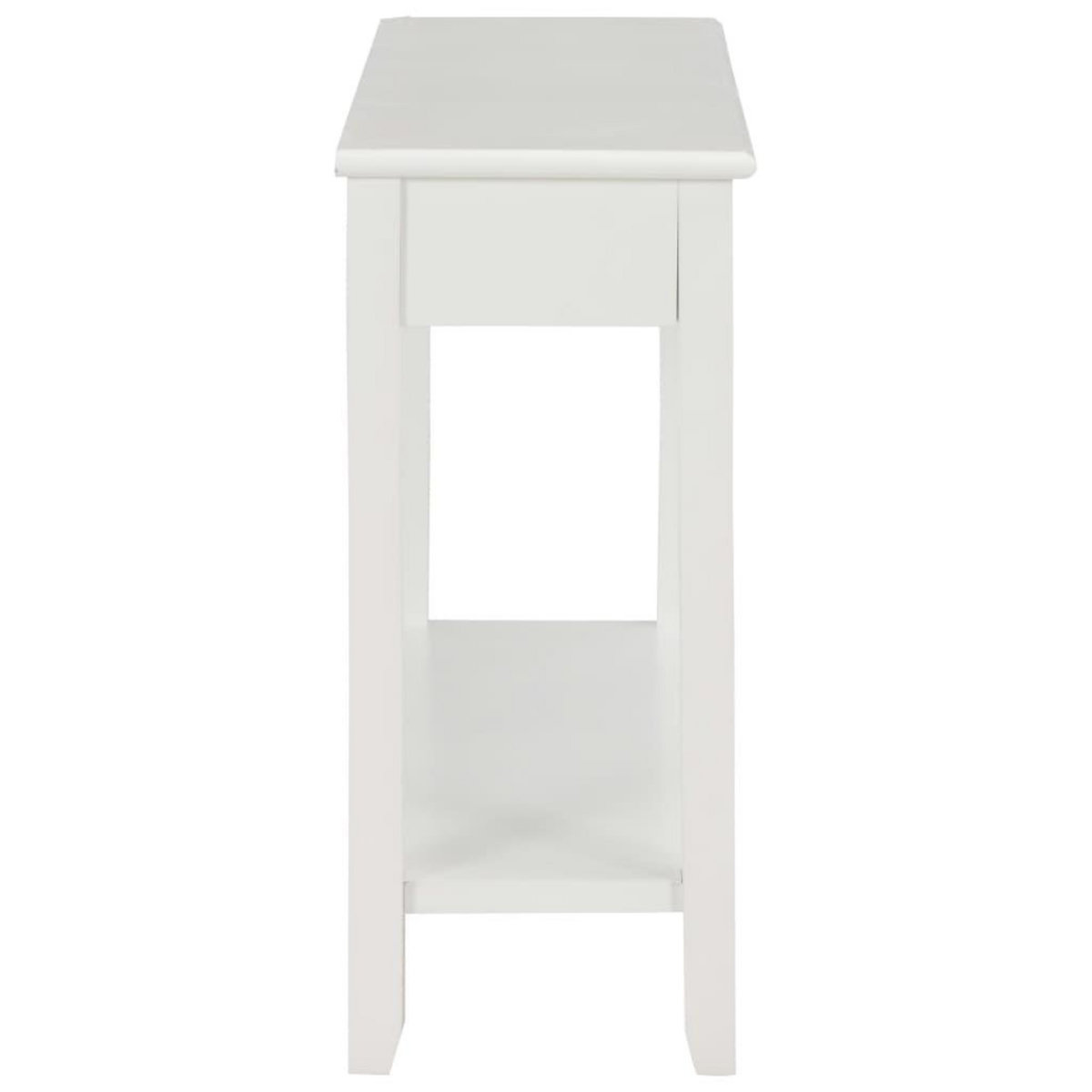 VIDAXL Table console Blanc 110x35x80 cm Bois