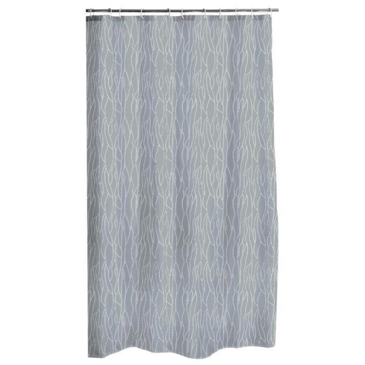 Paris Prix Rideau de Douche Imprimé  Urban  180x200cm Gris Clair