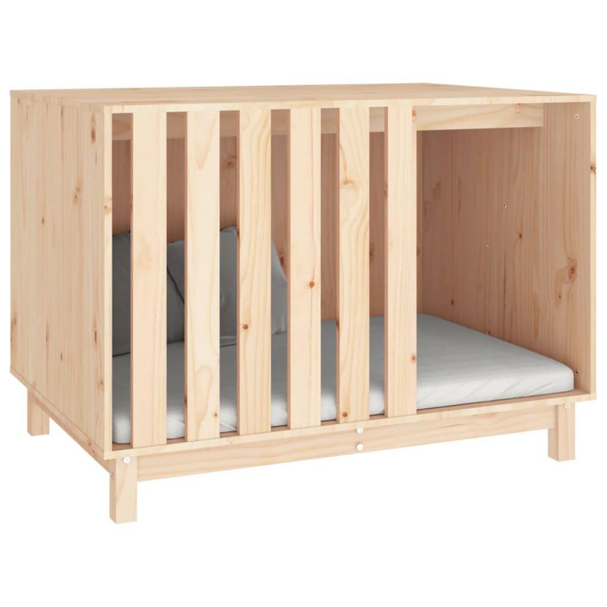 VIDAXL Niche pour chien 100x70x72 cm Bois de pin massif