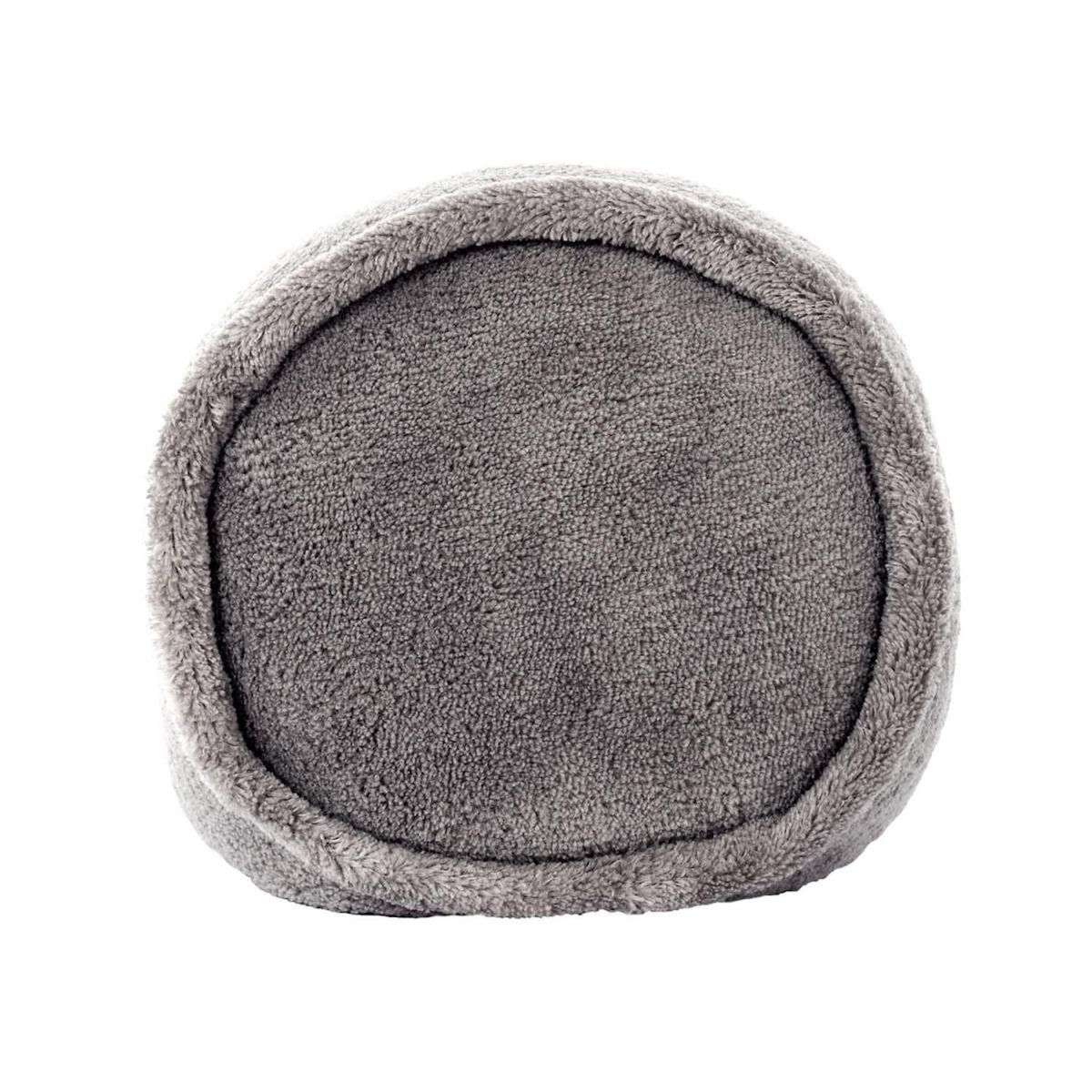 Paris Prix Coussin de Massage Rond  Vibrant  25cm Gris