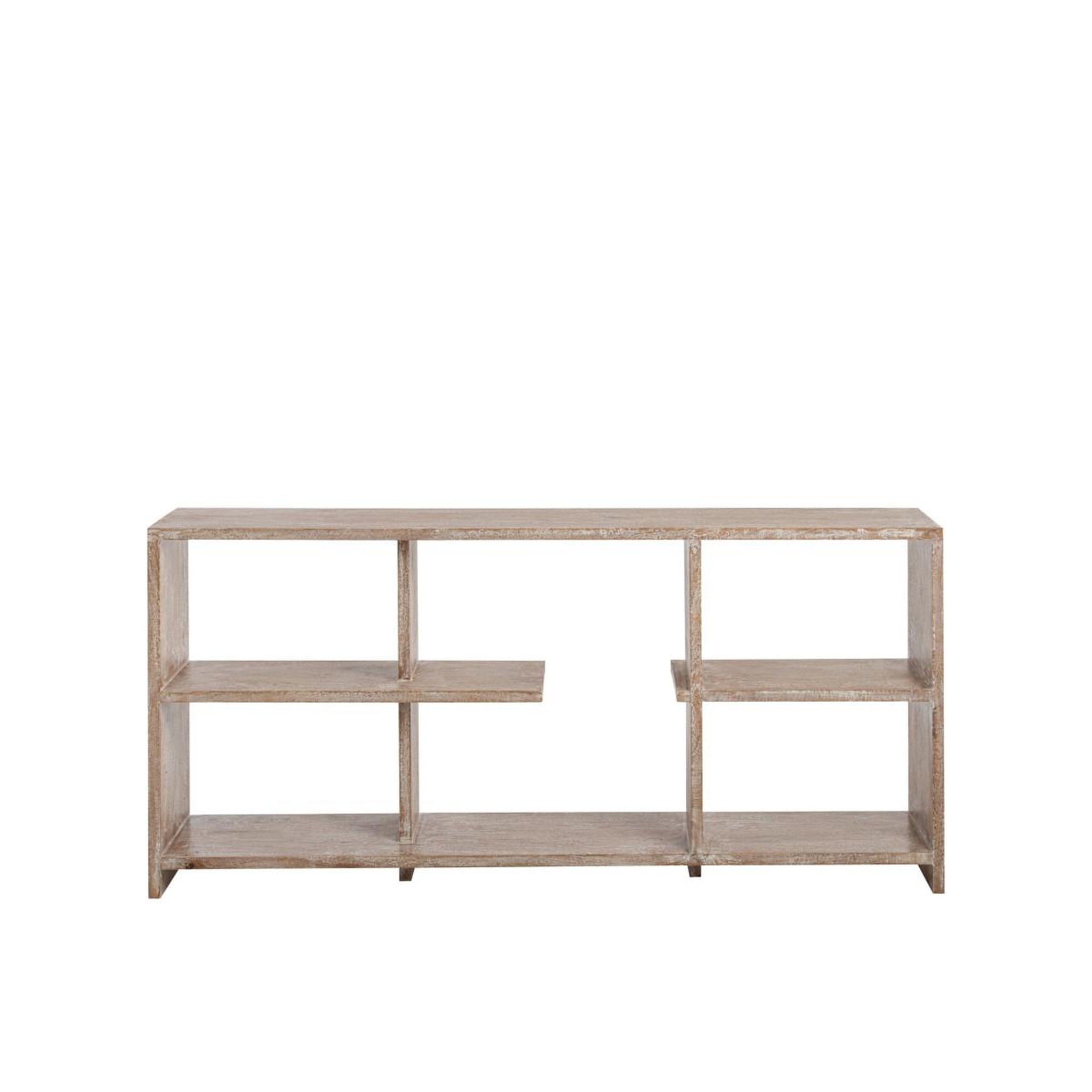 Voir la diapositive 3 : Paris Prix Bibliothèque en bois  manga  172cm blanc cassé