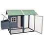 Voir la diapositive 2 : VIDAXL Poulailler Gris 170x81x110 cm Bois de pin massif et sapin