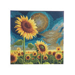 Oz International Kit tableau à diamanter 30x30cm Champs de tournesol