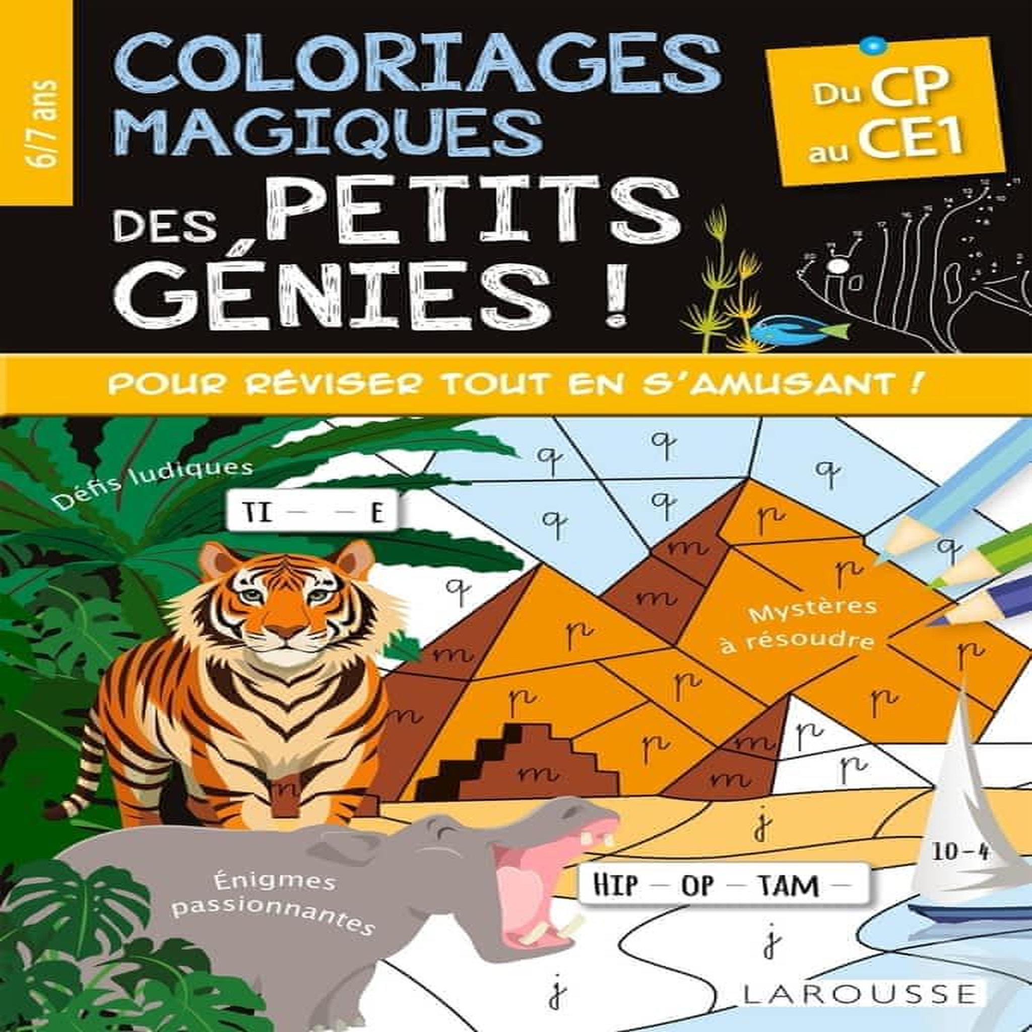 COLORIAGES MAGIQUES DES PETITS GENIES ! DU CP AU CE1, Perrot Aurélie