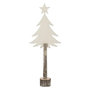 Voir la diapositive 1 : Paris Prix Sapin de Noël sur Tronc  Étoile  60cm Blanc Cassé