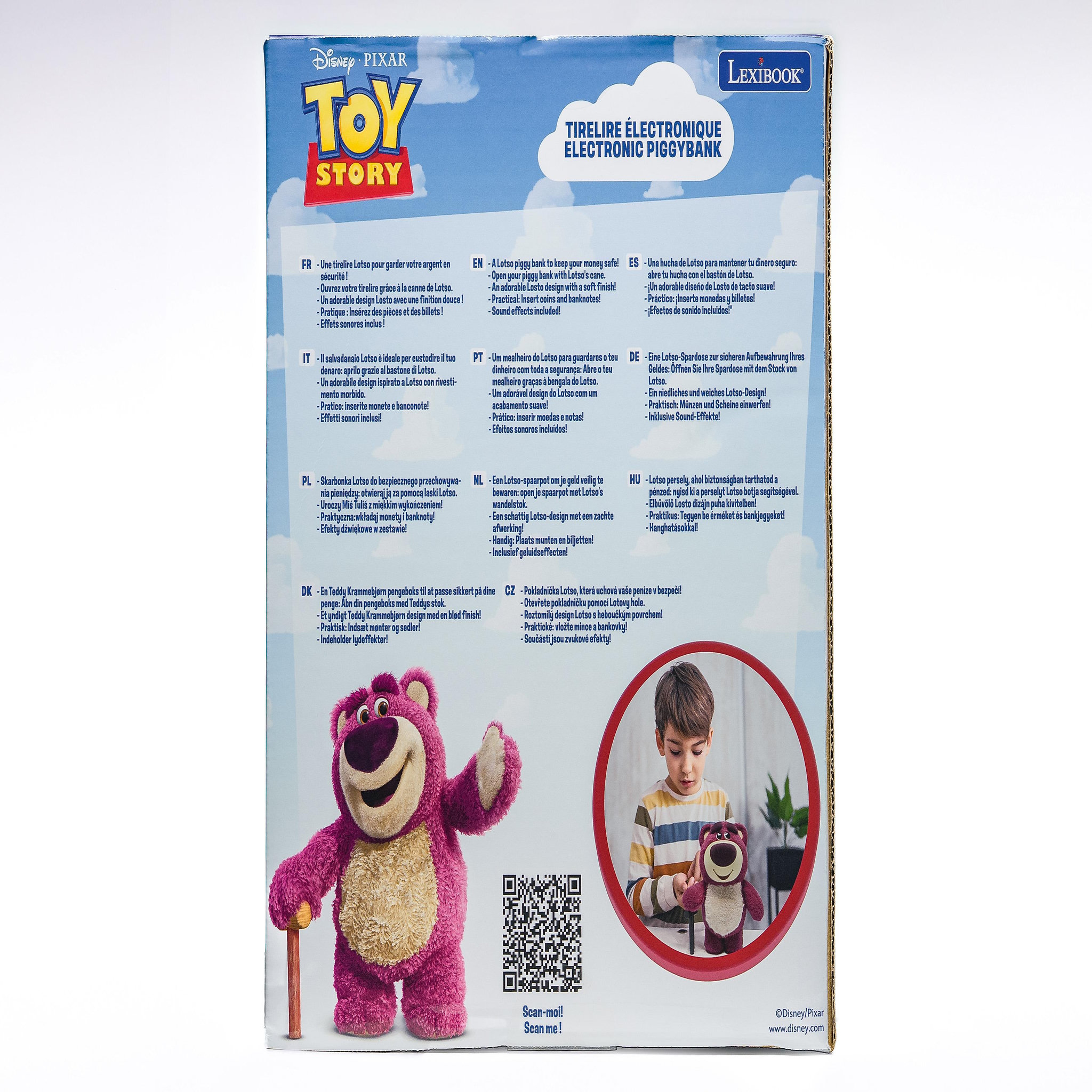 Voir la diapositive 5 : Lexibook Tirelire électronique Lotso